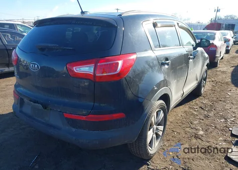 2012 Kia Sportage Lx z USA, uszkodzony, nr VIN KNDPB3A23C7269504